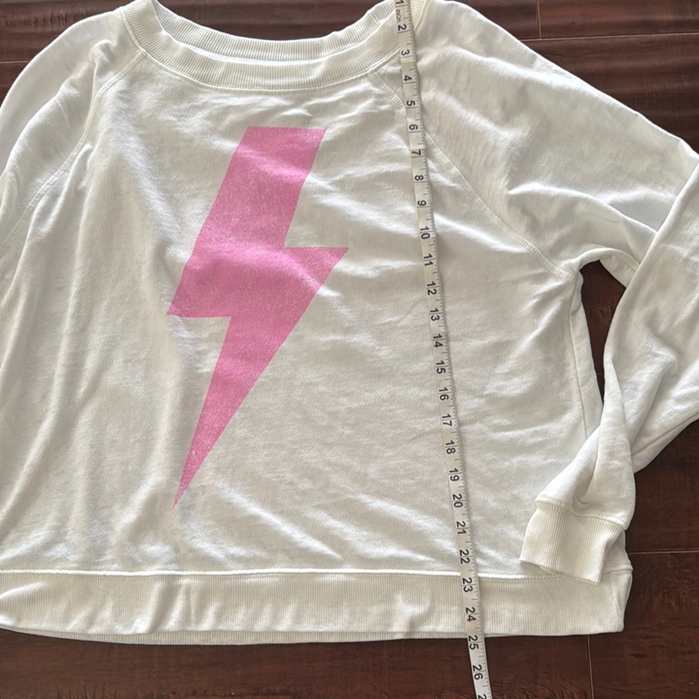 Recycled Karma AC/DC Bolt Rock Out Sweatshirt, Oversized, Like New! - Picture 8 of 11